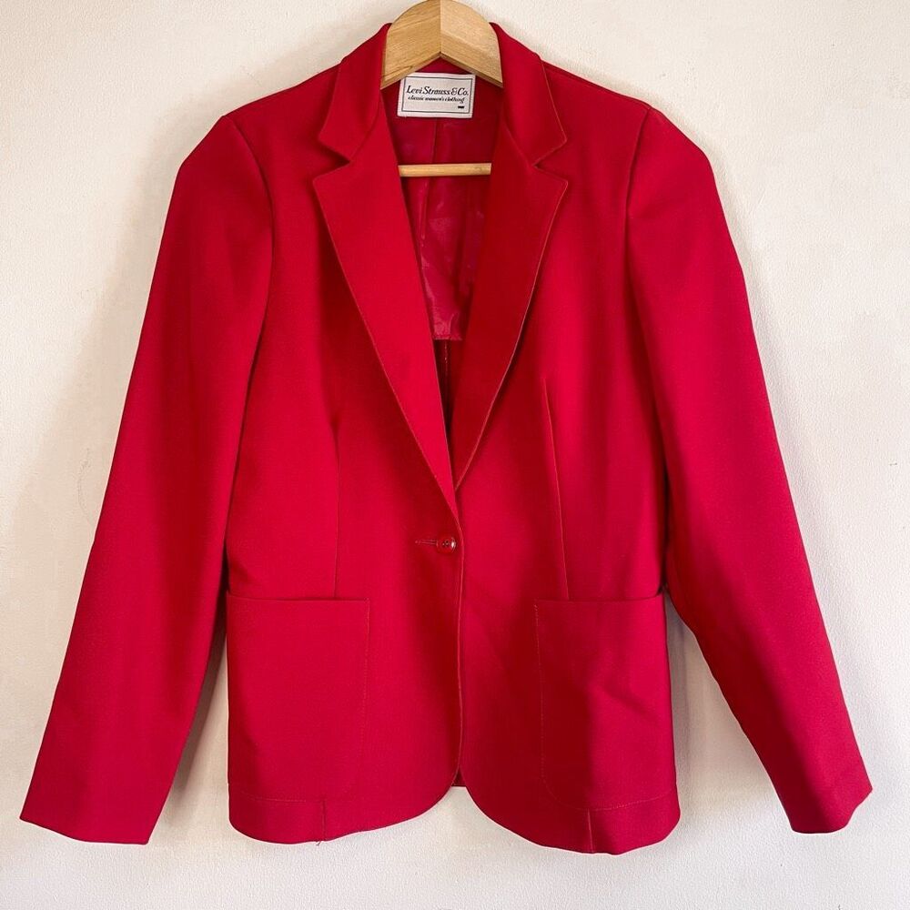 Vintage Levi’s Red Blazer Size 10‎